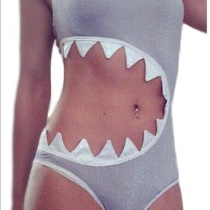 Shark bite swimsuit